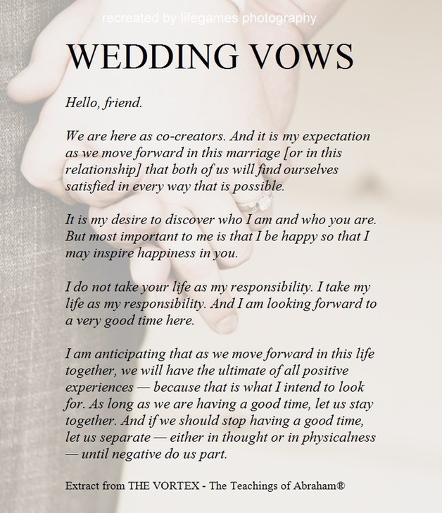 Wedding Vows Sample Singapore Wedding Vows